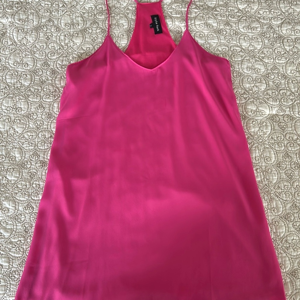 Pink Spaghetti Strap Top - Picture 2 of 3
